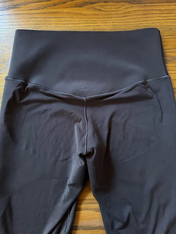 Dark Brown Aerie Leggings Medium  - Image 4