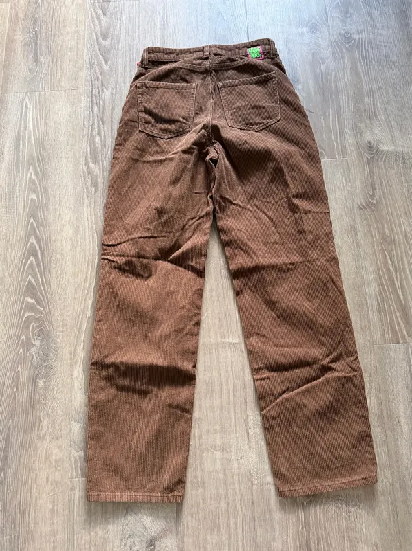 Empyre Brown Corduroy Baggy Skate Pants Size 2 - Image 6