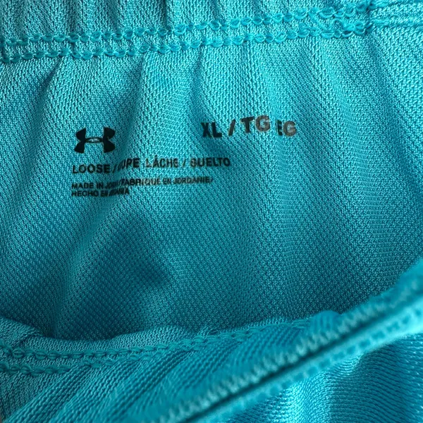 Under Armour Size XL Shorts Blue Loose Running‎ Exercise Activewear Athletic Gym - Image 3