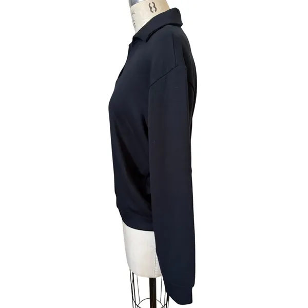 Softies DreamTech Johnny Collar Shirt in Black Size Medium - Image 2