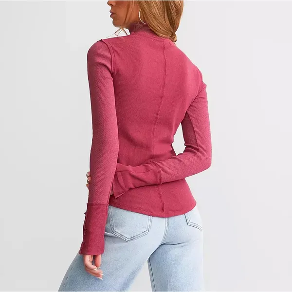We The Free Freya High Neck Long Sleeve Top - Image 12