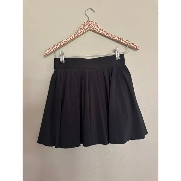 TNA Action Pleated Black Tennis Skirt Size Small - Image 5