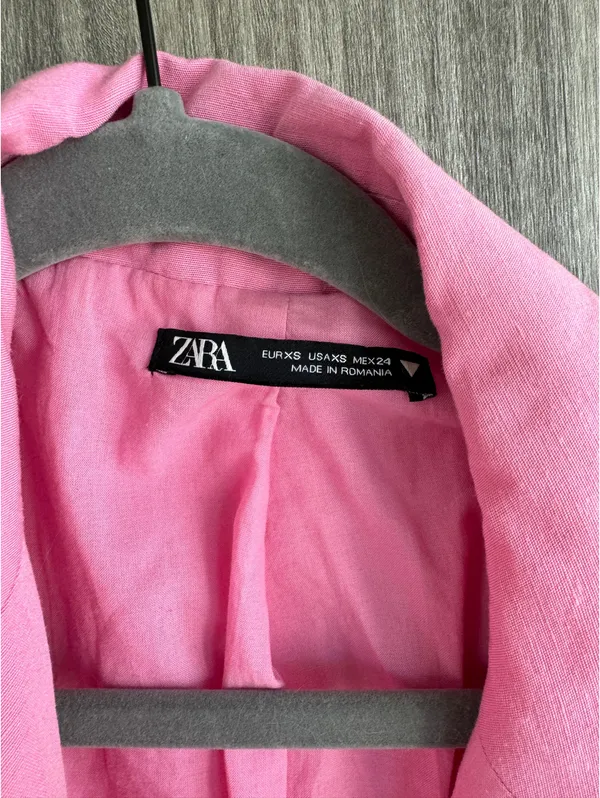 Zara Pink Blazer Dress - Image 4