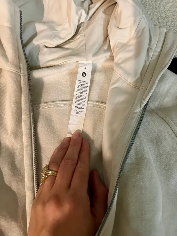 Lululemon scuba full zip cropped hoodie - Image 3