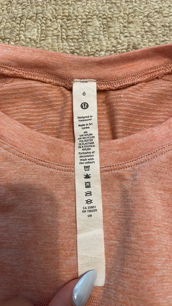 Lululemon Long Sleeve Swiftly Tech - Image 5