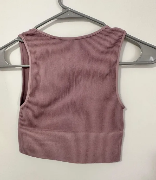 Tilly's Muave V Neck Tank - Image 2