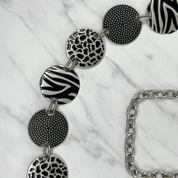 Chico's Animal Print Disc Chain Belt 2X/3X ✨ - Image 9