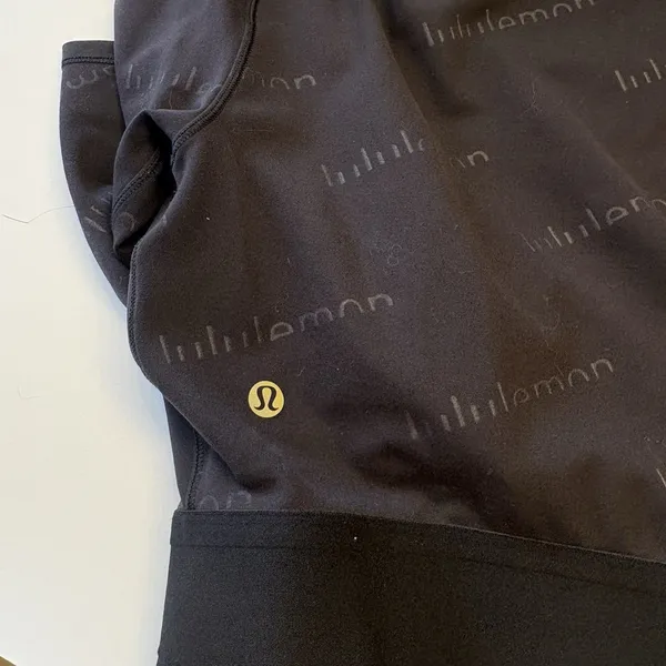 Lululemon Wunder Train Cropped Long‎ Sleeve Shirt Logo Special Edition Size 4 - Image 7