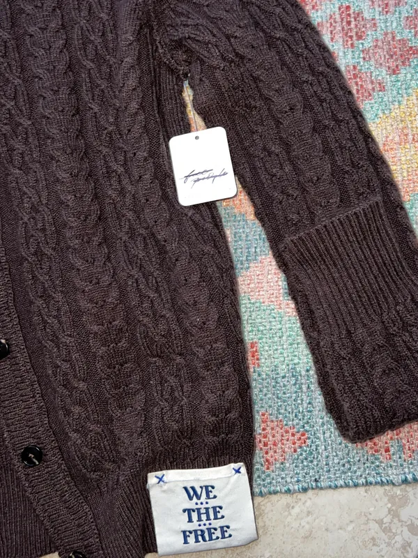 Free People Brown Cardigan - Image 2