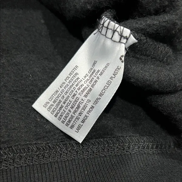 Wondershop Black Crewneck Pajamas Sweater - Image 3