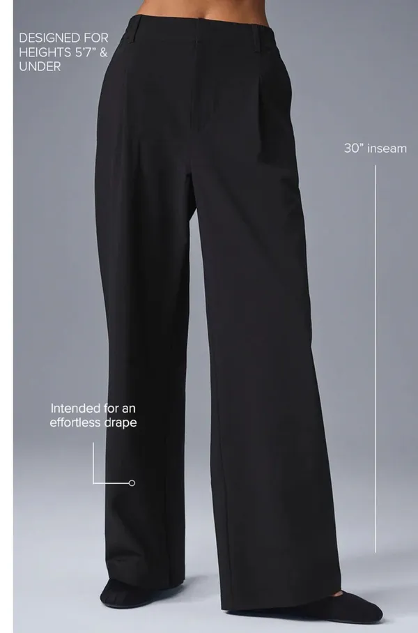 Alo Yoga High-Waist Pursuit Trouser (Regular) Black S - Image 3