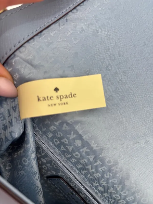 kate spade Light Blue Leather Chain Strap Crossbody - Image 2