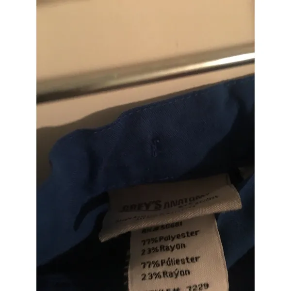 Grey's Anatomy Royal Blue Cargo Scrub Pants Adult Size Medium - Image 4