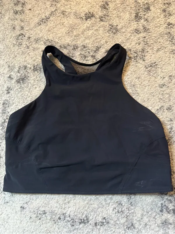 lululemon athletica Black Racerback Support Sports Bra - Image 3