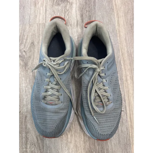 Hoka One One Bondi‎ 7 Blue Fog Black Iris Running Shoes Womens 6.5 - Image 3