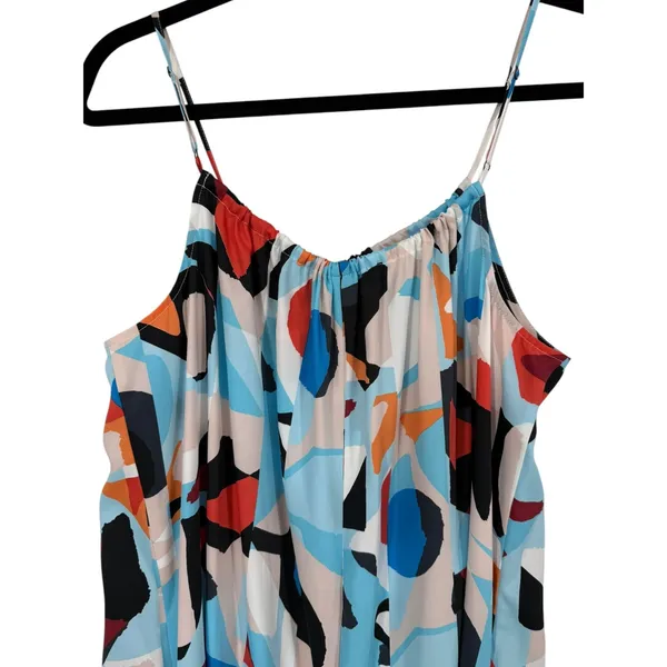NWT Anthropologie Women's Breezy Wide Leg Jumpsuit Geometric Print Size‎ Small - Image 7