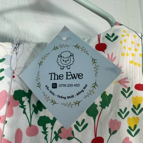 The EWE White Floral Short Sleeve Dress Size Small NWT - Image 8