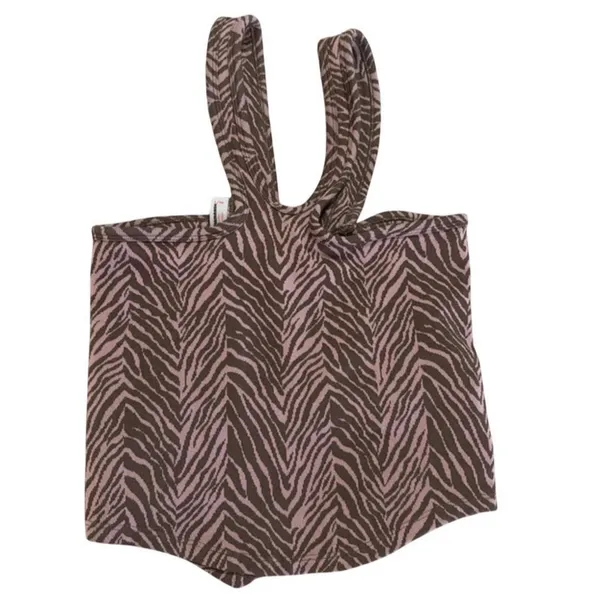 FP Movement Free People Flutter Kick Zebra Active Cropped Tank Sports Bra M/L - Image 5