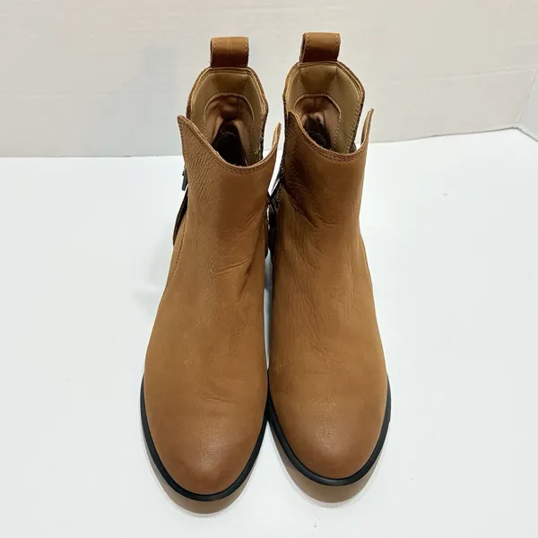 Vionic Women's Perry Sienna Waterproof Boots Toffee 7.5 Western Cowgirl - Image 10