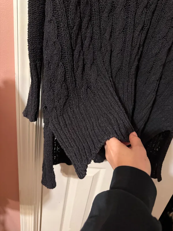 Free People Knit Sweater Oversized M - Image 3