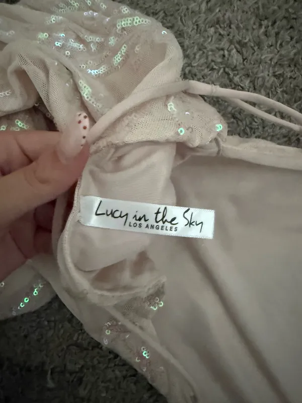 Lucy in the Sky Mini Dress Pink - Image 4