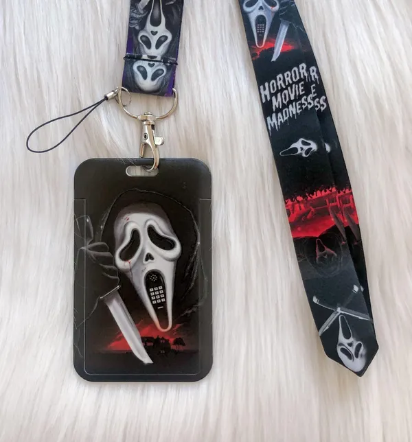Scream horror movie lanyard with Id/ card holder - Image 2