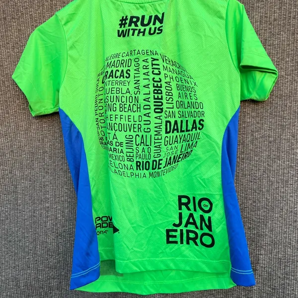 Kappa Global Energy 2017 Running Athletic Shirt Rio De Janeiro Womens Small - Image 7
