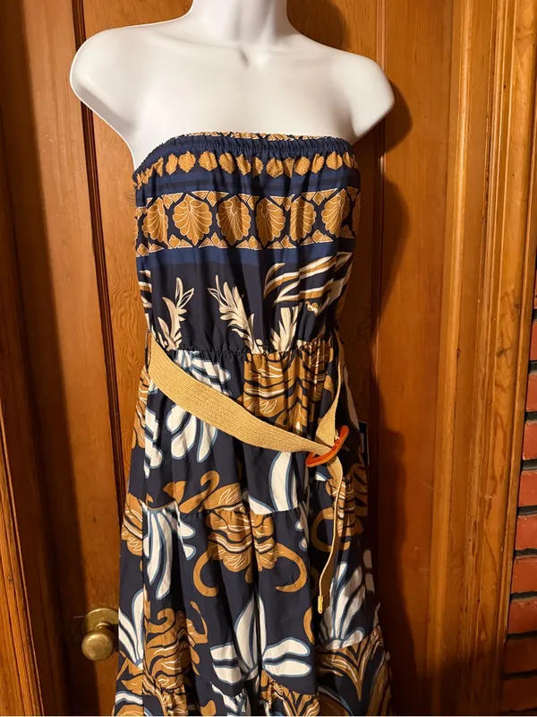 Adora Strapless Maxi Dress Blue Size undefined - Image 3