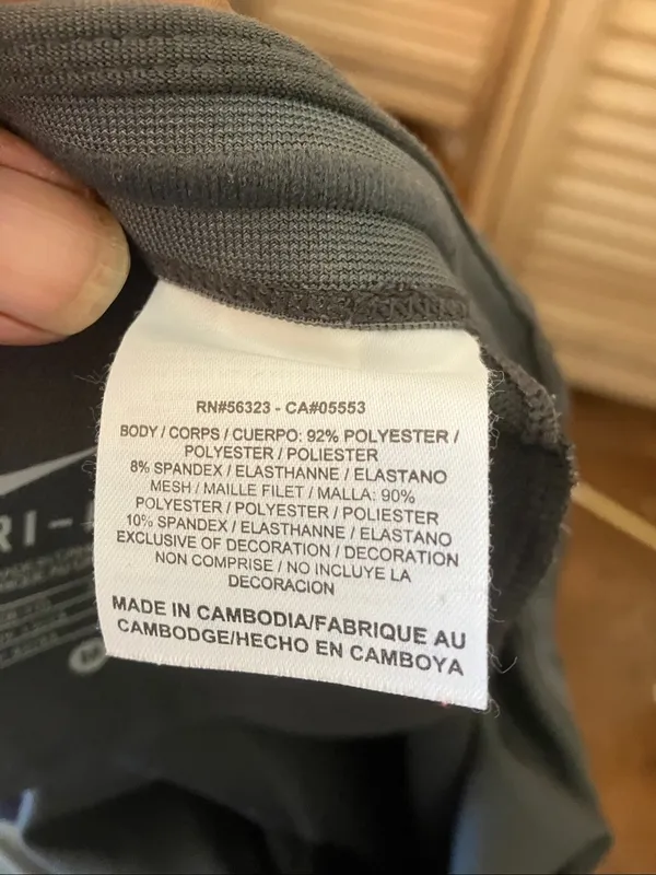 Nike Black Dri-FIT Performance slacks medium - Image 3