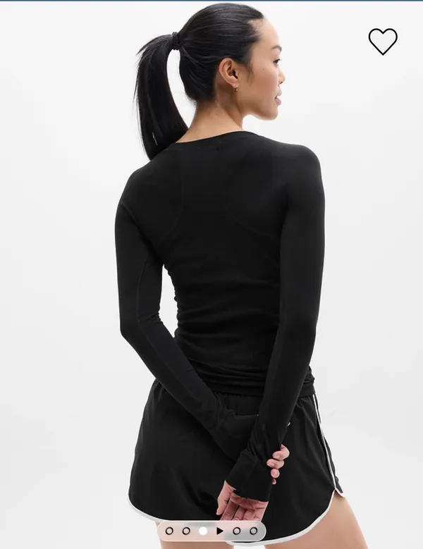 Athleta Long Sleeve Top Black - Image 2