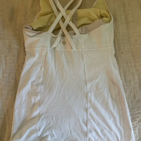 Lululemon Energy Tank Top White - Image 2