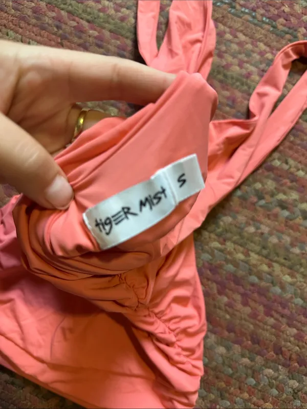Tiger Mist Hot Pink Open Back Ruched Mini Party Club Dress - Image 3