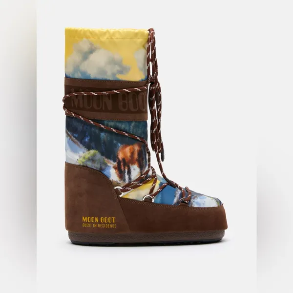 Moon Boot X Guest In Residence Icon High Postcard Cocoa Boots - Image 2