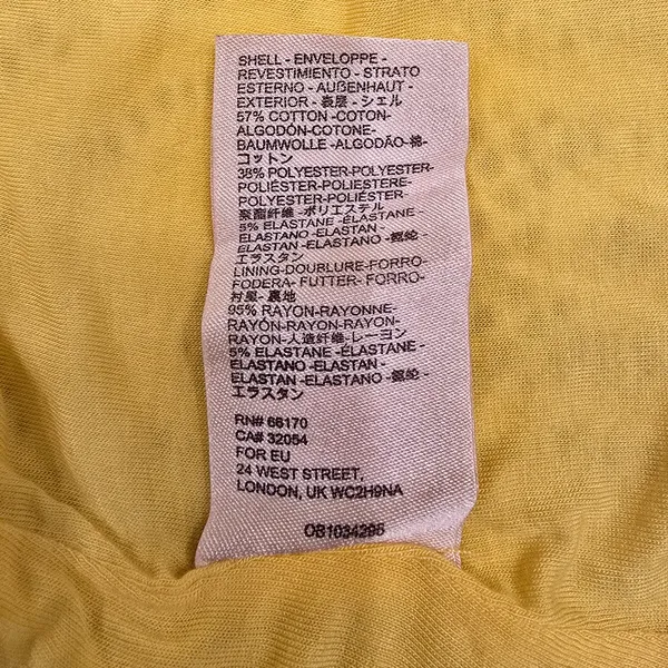 Anthropologie Cosette Top Size S Yellow White - Image 9