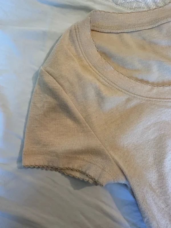 Pale yellow pac sun crop top - Image 3