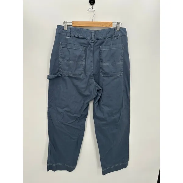 Old Navy‎ Blue Cargo Pants Women Sz 12 High Rise Straight Gorpcore Outdoors - Image 2