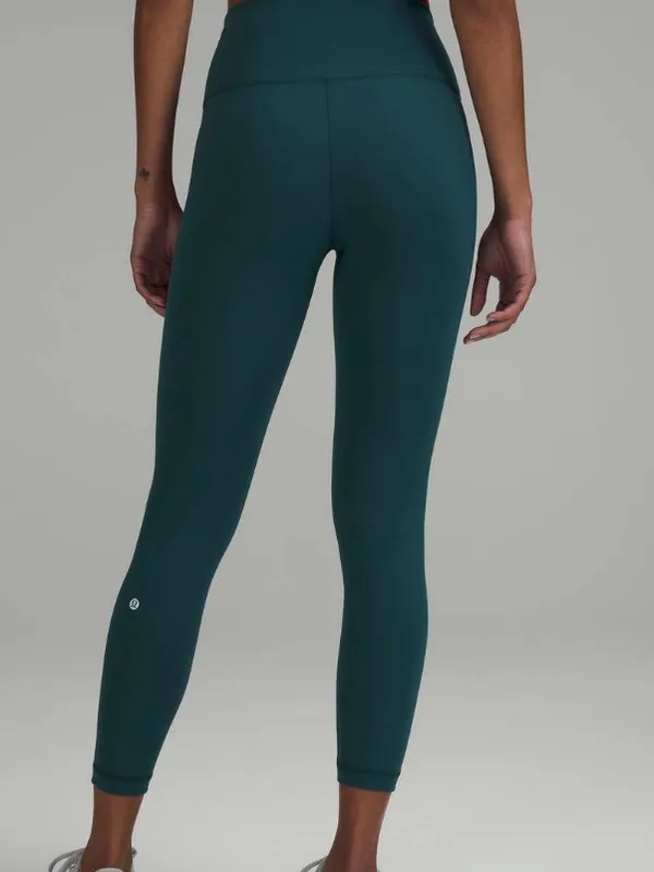 Lululemon Wunder Train High-Rise Tight 25" Green Jasper - Image 2