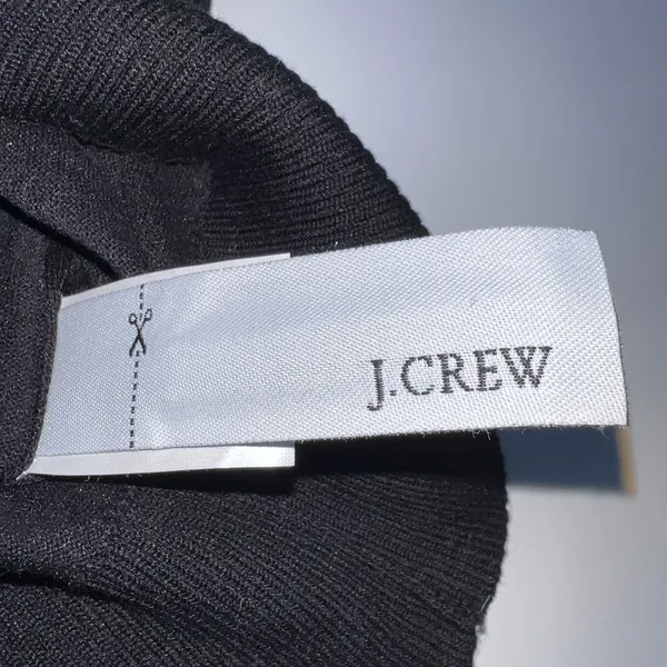 J.Crew Vintage Lightweight Slim Fit Black Sweater Vest Women’s Size M - Image 11