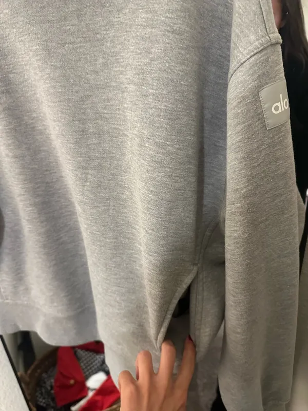 Hazy Mock Neck Alo Yoga Pullover - Image 2