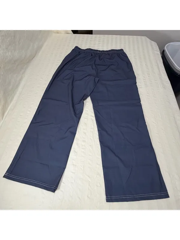 Women's Pull On Lightweight Silky Blue Pants Size XL #260407 - Image 4