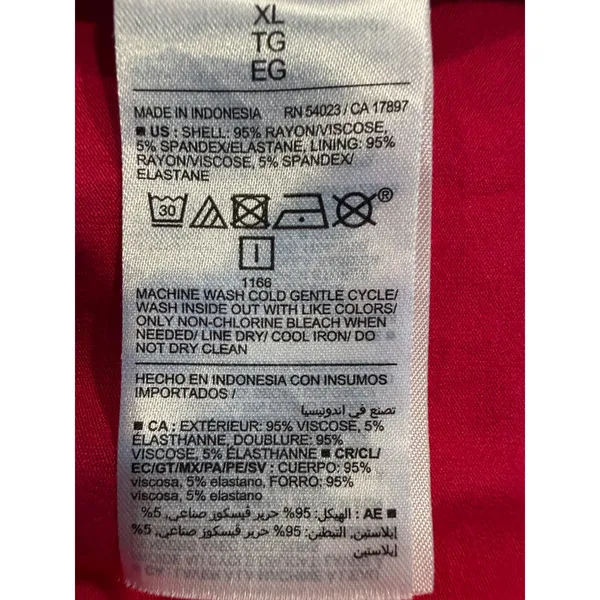 Old Navy Carousel Pink Apron Neck Cross Back Mini Dress XL Minimalist Resort y2k - Image 7