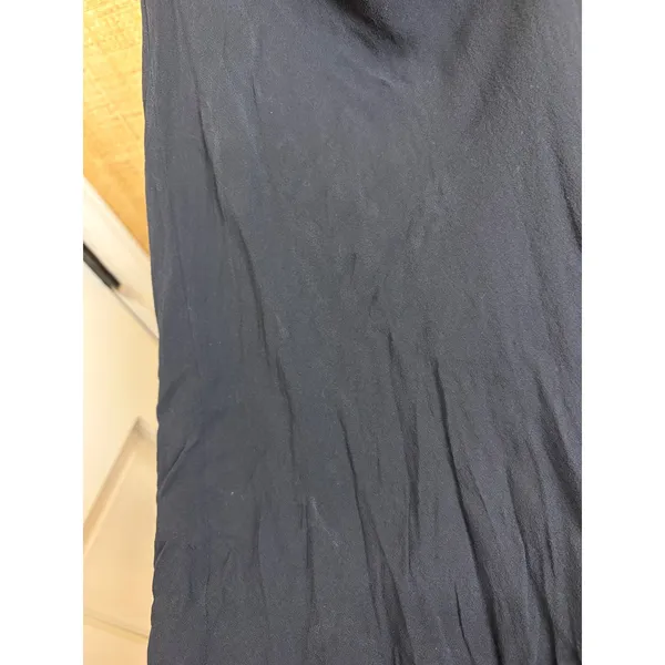 Cache Vintage Black 100% Silk Maxi Gown Mesh Panels Sweetheart Dress Size 4 - Image 10