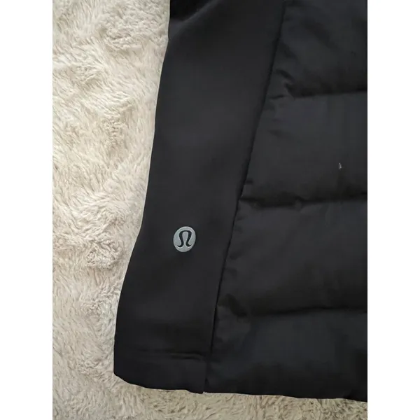 Lululemon Womens Black Puffer Vest Size M With Full-Zip & Reflective Details - Image 12