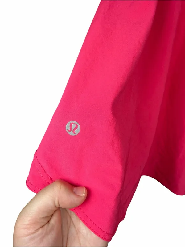 Lululemon Court Rival High Rise Skirt Hot Pink Lip Gloss Tennis Skort Size 0 - Image 9