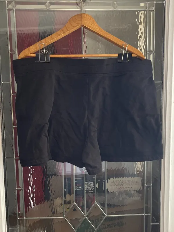 32 Degrees Cool Womens Black Workout Shorts Sz XXL Pockets Drawstring Gym Yoga - Image 2