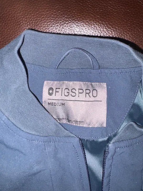 Figs Scrubs Figs Pro Line Dark Harbor Jacket Medium - Image 3