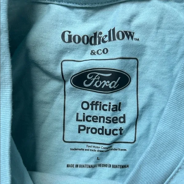 Ford Bronco 1966 Graphic Tee in Light Blue - Image 3