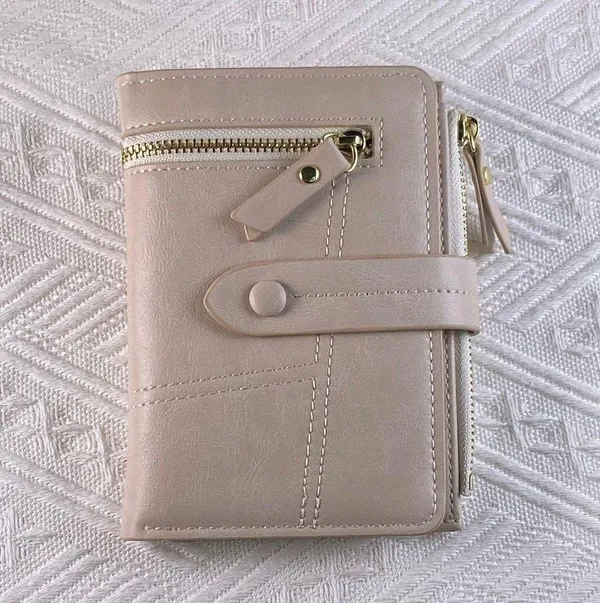 Wallet for Women,Trifold Snap Closure Wallet,Credit Card Holder Coin Purse - Image 10