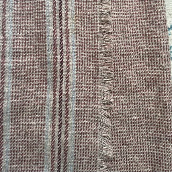 Purple Vintage Wool Plaid Wrap Midi Skirt 8 - Image 4