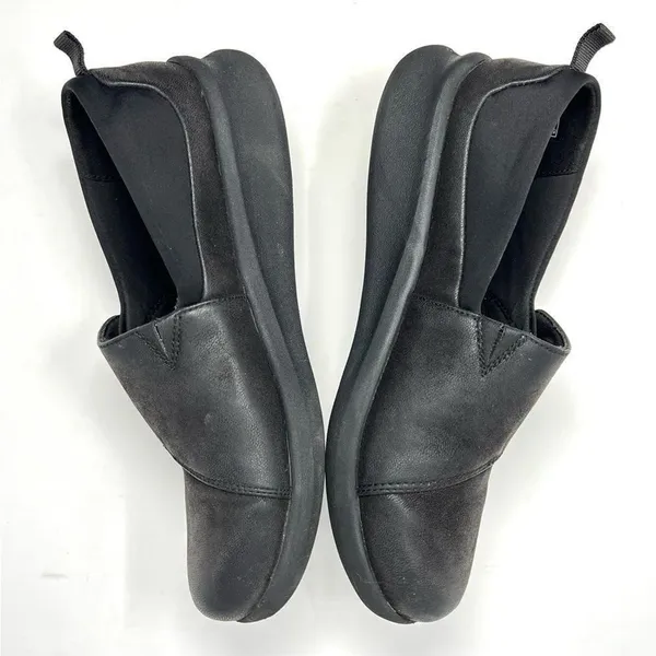 Clarks Cloudsteppers Black Sillian 2.0 Ease Adjustable Strap Slip On Shoes 7.5 - Image 6